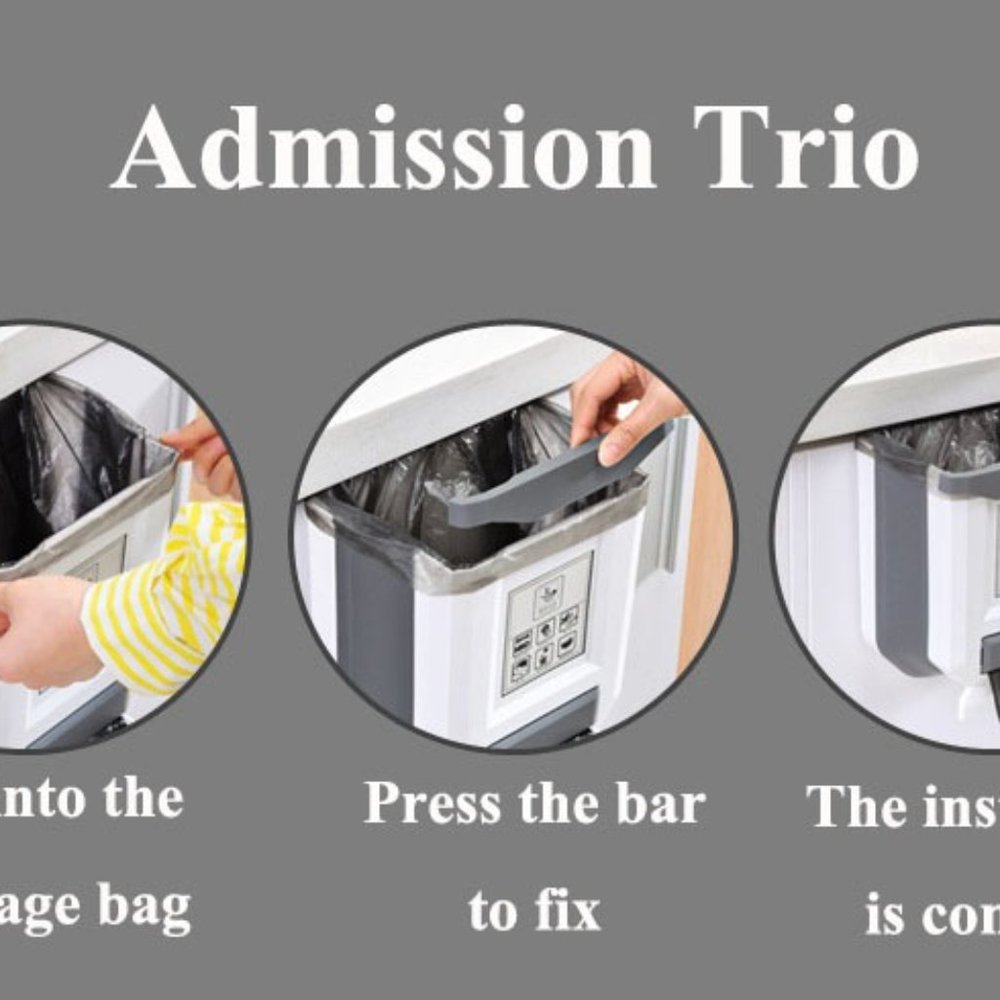 High Quality Floating Wall-mounted Multi-functional Can Kitchen Folding Hanging - Picture 5 of 11
